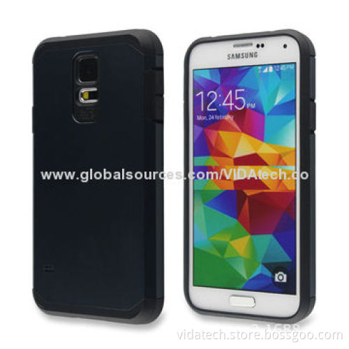 Combo Holster/2 in 1 Silicone or TPU and Rubber PC Case for Samsung Galaxy S5 I9600, Manufacturer
